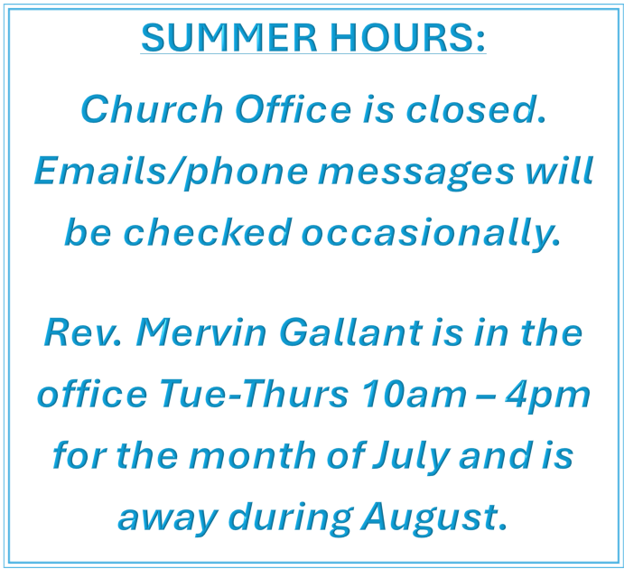 Summer Hours 2026